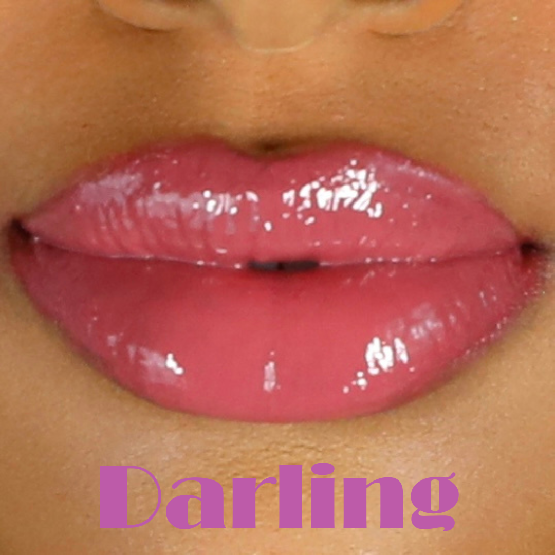 Lip Gloss Five-pack Beauty Bundle Party Set Infused with Shea Butter